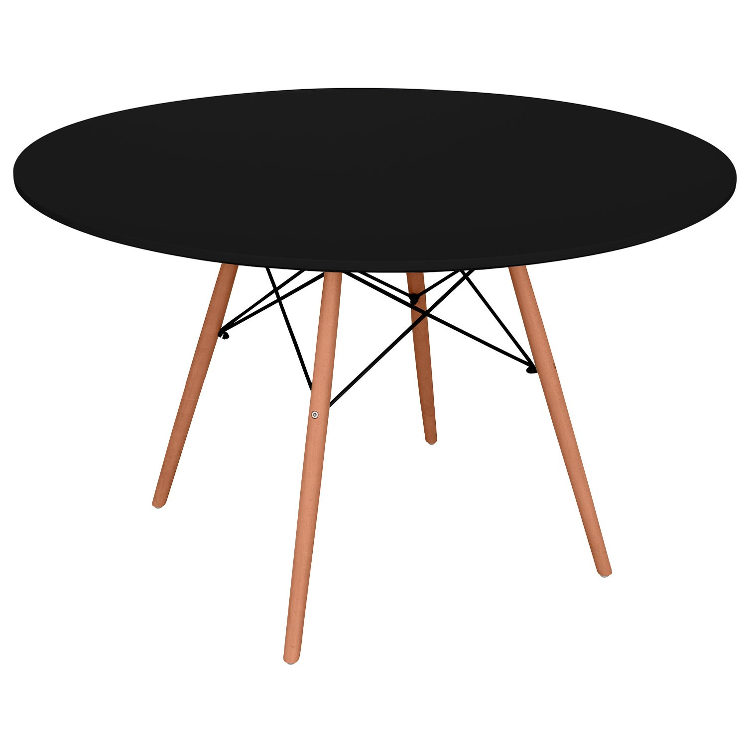Mesa Redonda de Comedor Estilo Nórdico 74x120cm Thinia Home Mesas de Comedor 1
